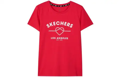 Skechers T Shirt Women's Winter Cranberries