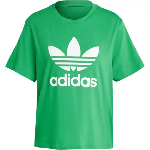 Adidas originals adicolor series comfortable and casual round neck clover short-sleeved T-shirt women's green/white