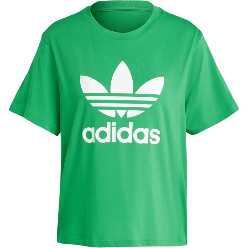 Adidas originals adicolor series comfortable and casual round neck clover short-sleeved T-shirt women's green/white