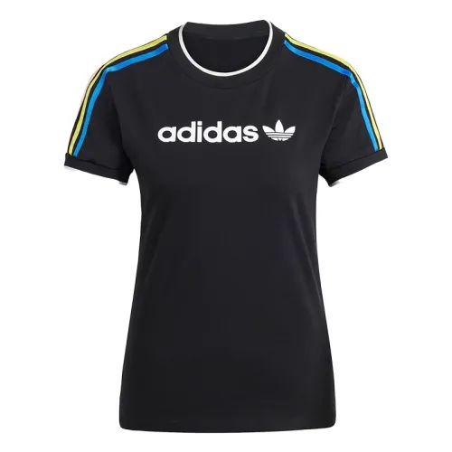 Adidas Originals Linear Logo 3 Stripes Tee