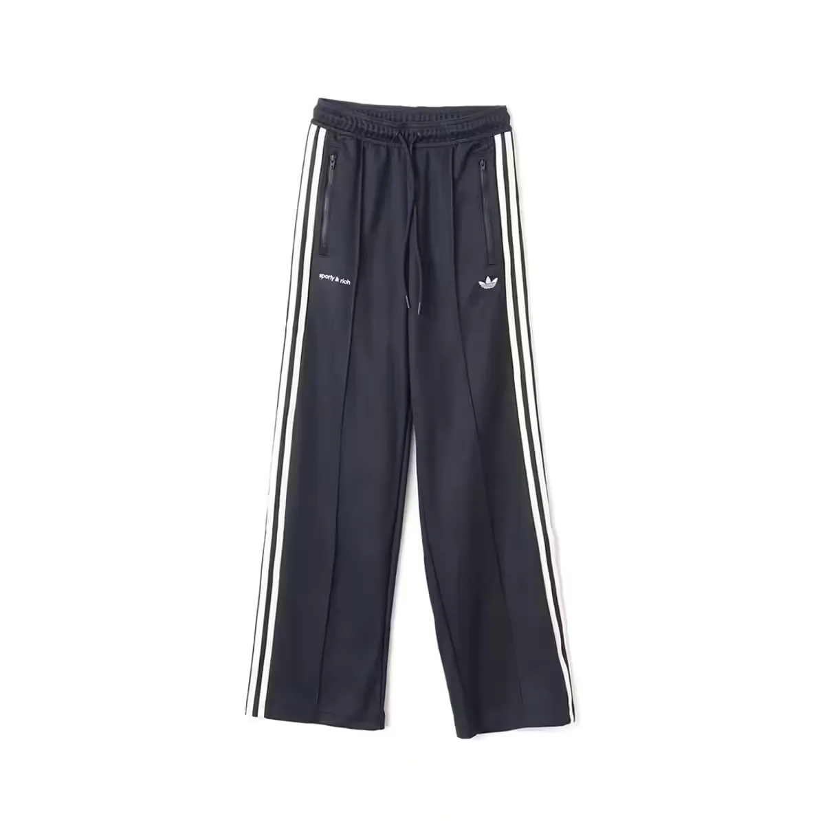 Adidas Originals x Sporty & Rich Track Sports Pants Women's Dark Navy Blue