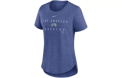 Nike Los Angeles Dodgers Knockout Team Stack Women's Nike Mlb T-Shirt