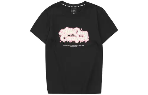 Skechers Colorful Regular T Shirt Women's Carbon Black