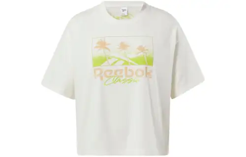 Reebok CL GRAPHIC TEE Q2 T Shirt Women's White