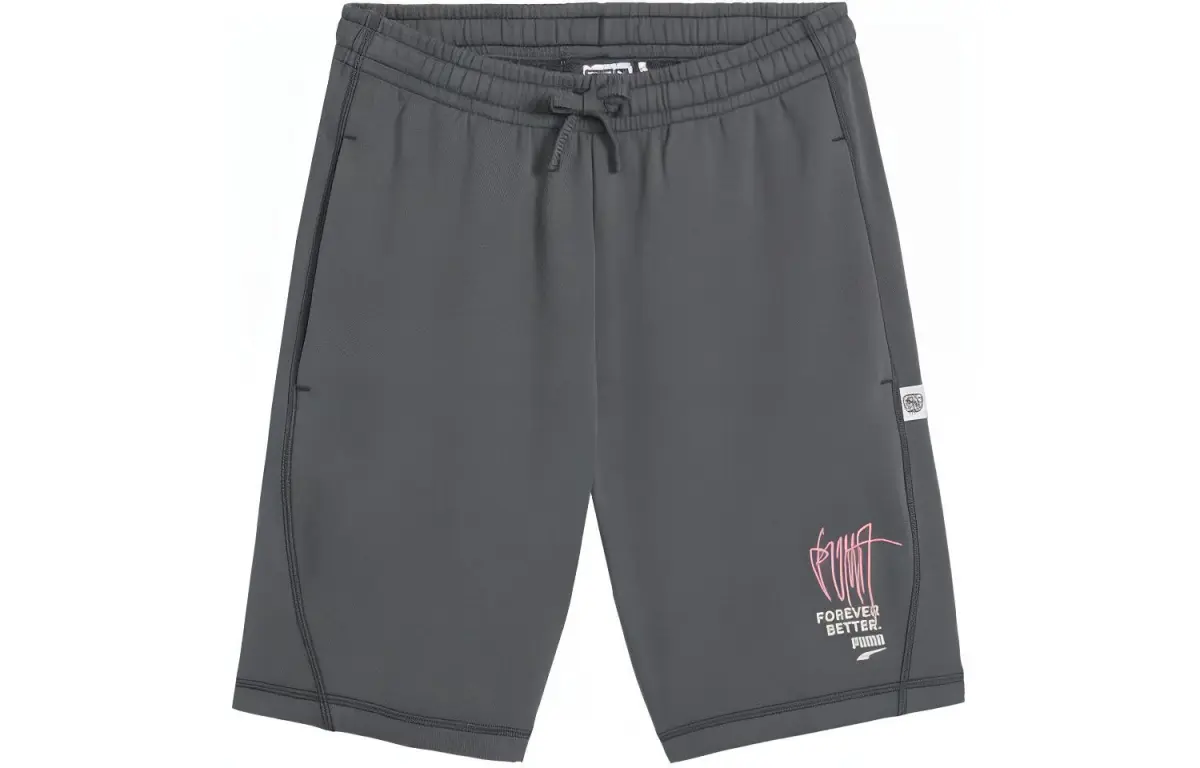 PUMA Casual Shorts Unisex Mineral Gray
