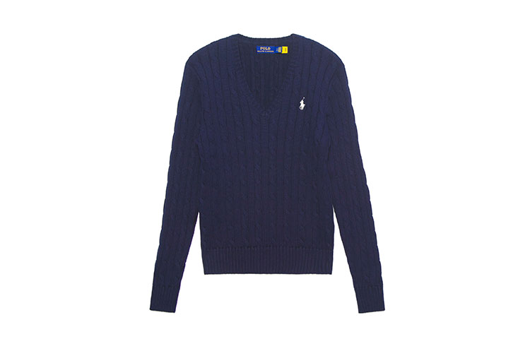 Polo Ralph Lauren Knitted long-sleeve, navy sweater