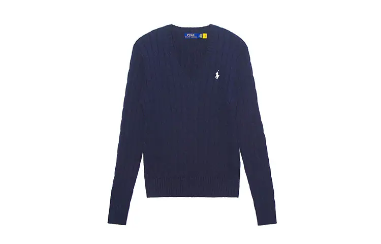 Polo Ralph Lauren Knitted long-sleeve, navy sweater