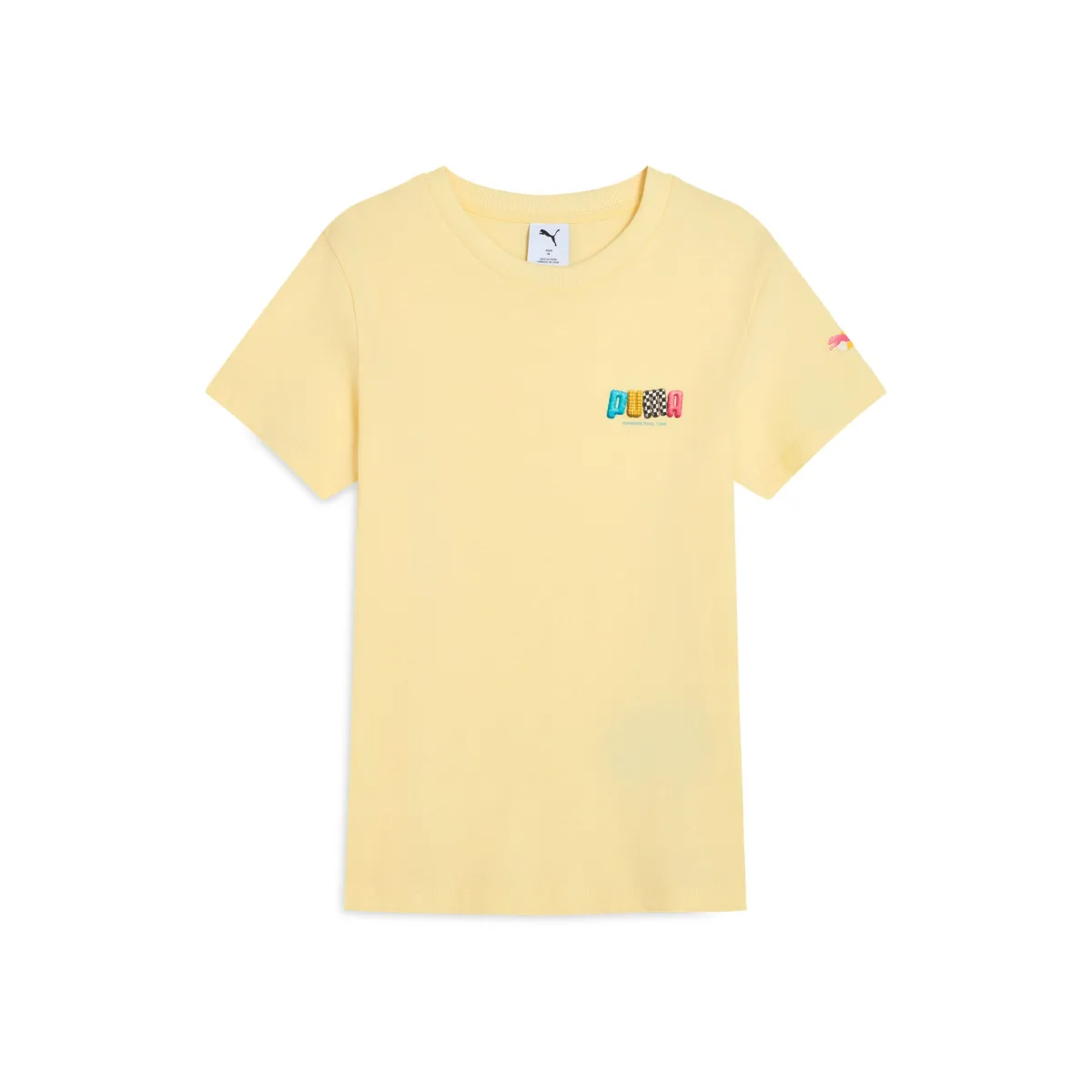 PUMA Graphic T Shirt Women's Cream Fragrance Grass 33