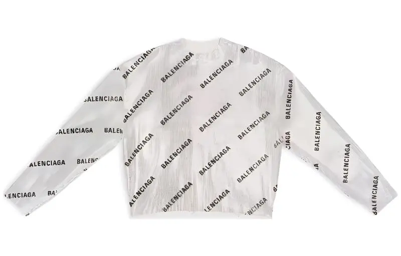 logo-print rhinestone jumper