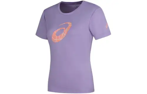 ASICS SPIRAL GRAPHIC T Shirt Women's Purple
