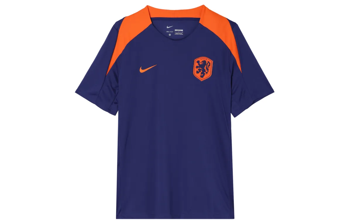 Nike Netherlands National Team Netherlands Strike Soccer Jersey Men's Dark Royal Blue/Safety