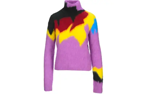 LOEWE Sweaters Women's Purple Turtleneck Moderate Other