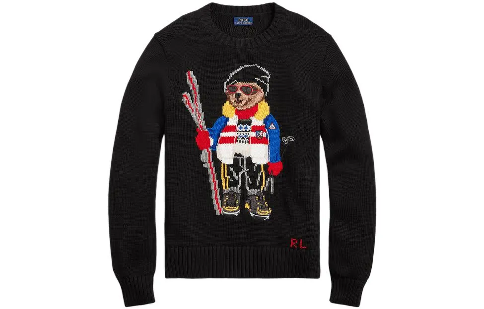 Polo Ralph Lauren Polo Bear FW22 Sweater Standard Women's Black