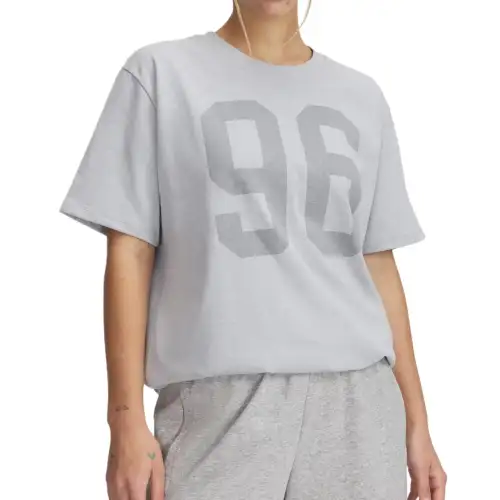 Under Armour Drop Shoulder Sleeve T Shirt Women's Gray 011