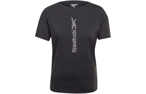 Reebok Drop Shoulder Sleeve T Shirt Women's Black