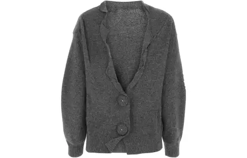 PRADA Sweaters Women's Gray Moderate Cardigan