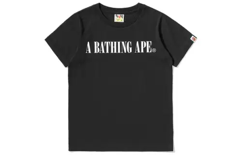 A BATHING APE T Shirts Women's Crew Neck Moderate Straight Fit