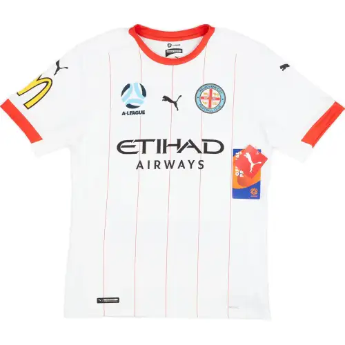PUMA 2020 21 Melbourne City Player Issue Third Shirt Soccer Jersey Unisex White