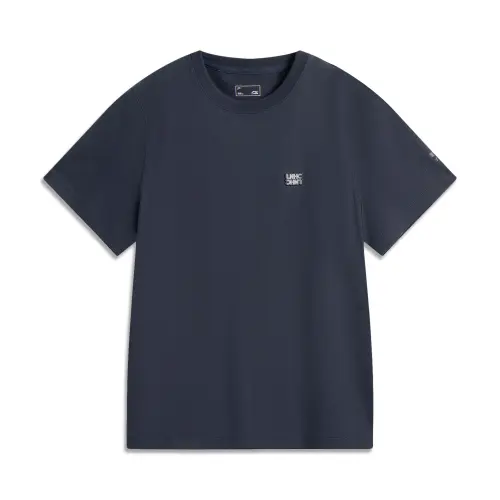 Li Ning Sports Life Collection T Shirt Women's Outer Space Blue