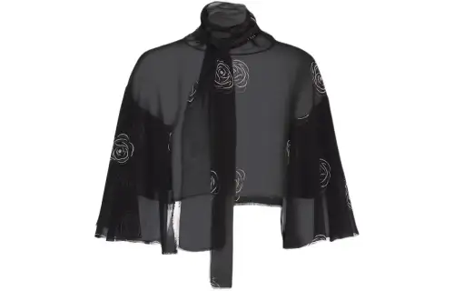 PRADA SS24 Crop Top Women's Black