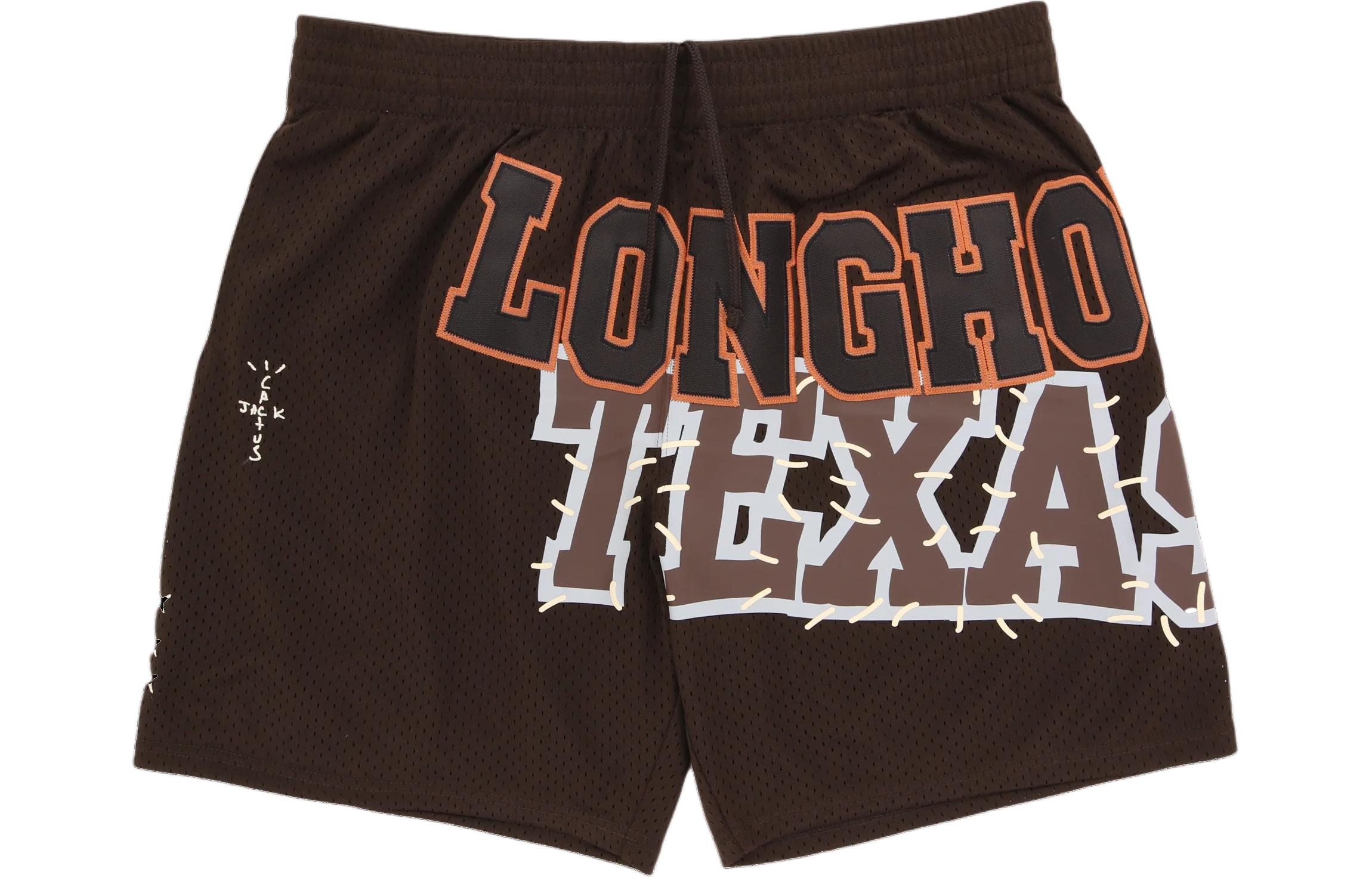 Travis Scott X Mitchell & Ness Texas Longhorns Basketball Shorts