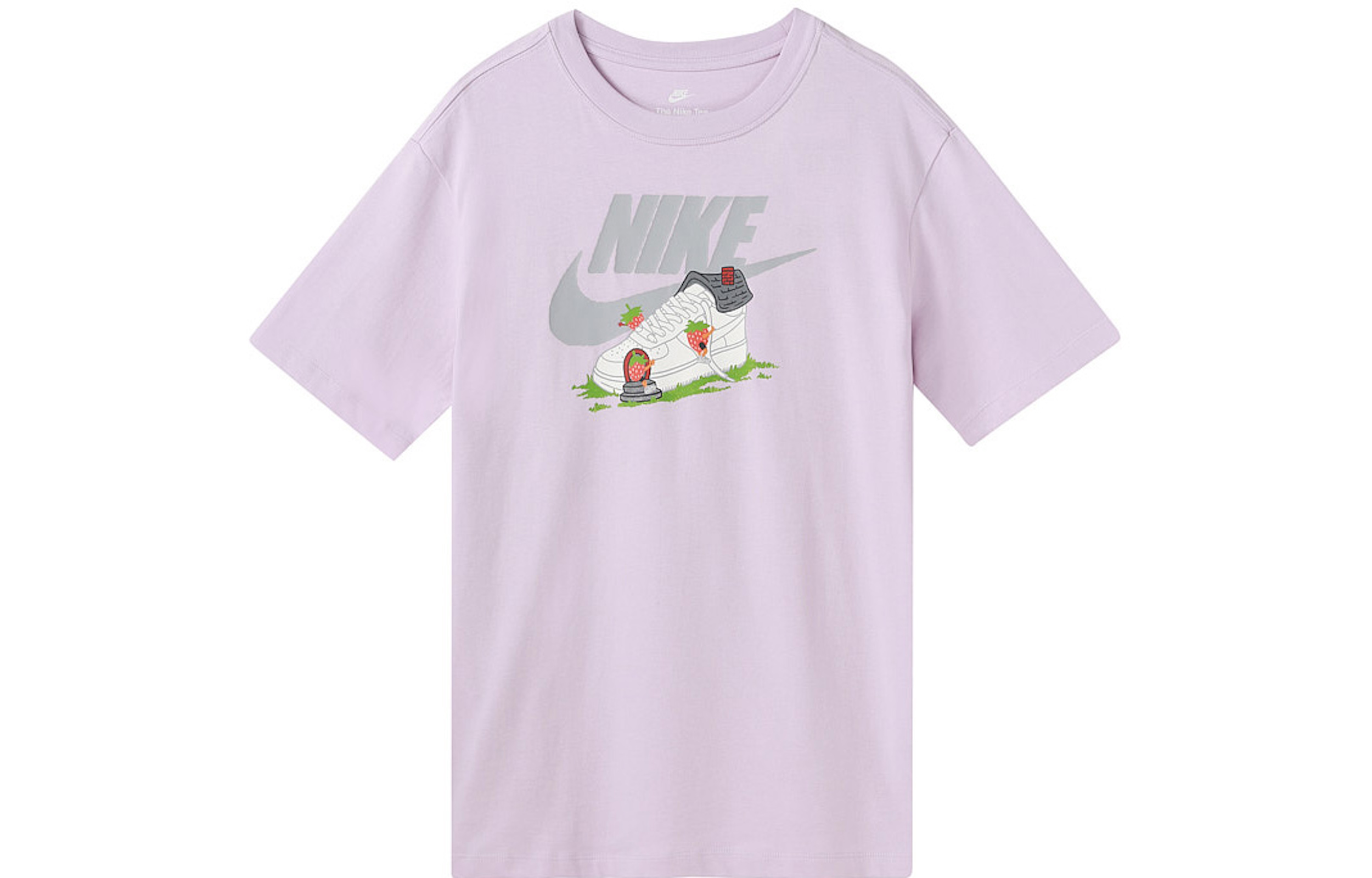 Женская футболка Nike Sportswear (розово-фиолетовая)