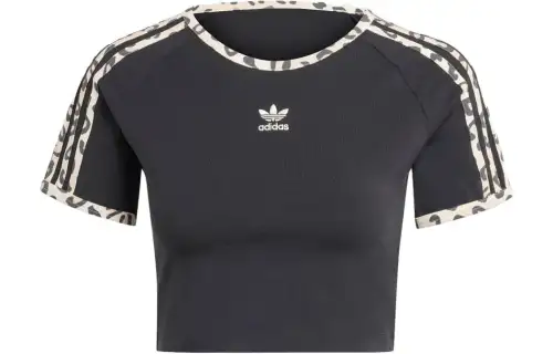 Adidas Originals LEOPARD LUXE BABY T Shirt Women's Black