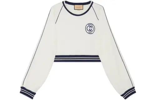 GUCCI Crop Tops Women's White Other
