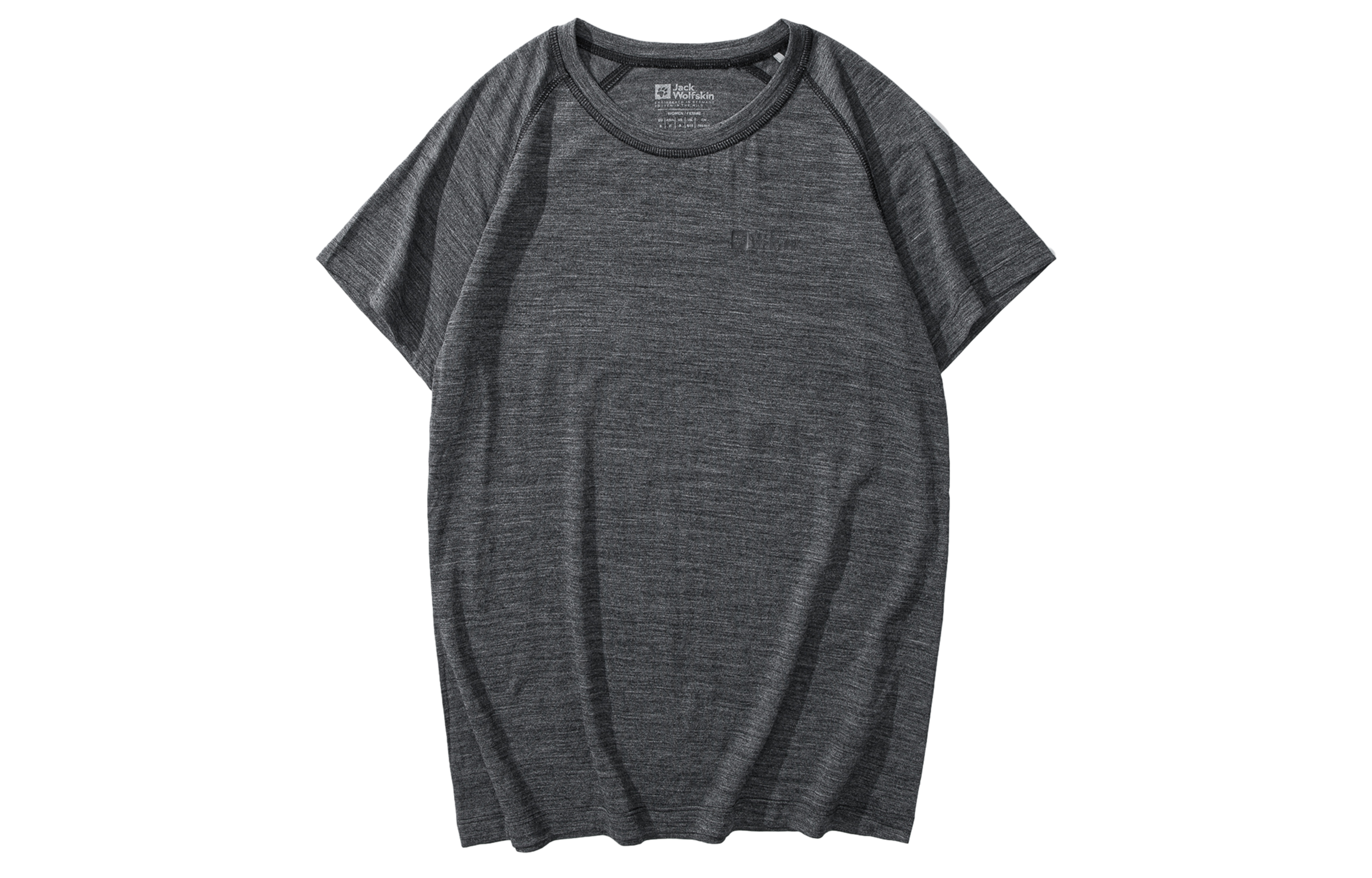 Jack Wolfskin Raglan Sleeve Running T Shirt Women’s Dark Gray