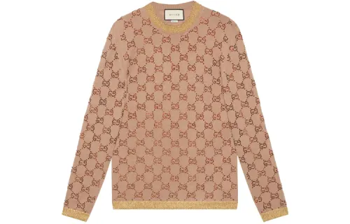 【Previous Season】Sweater with crystal Gg motif