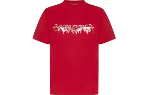 Balenciaga T Shirts Women's Red
