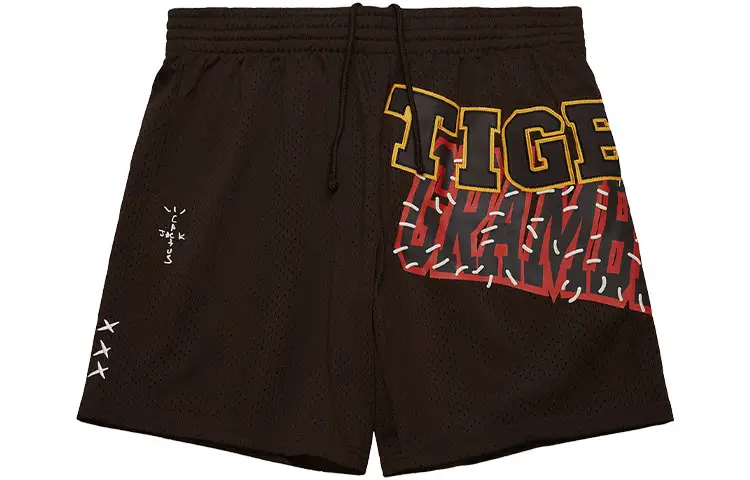 Travis Scott X Mitchell & Ness Grambling Tigers Basketball Shorts