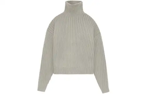 Fear Of God Essentials SS24 Drop2 Women'ss Turtleneck Sweater Women's Seal Gray