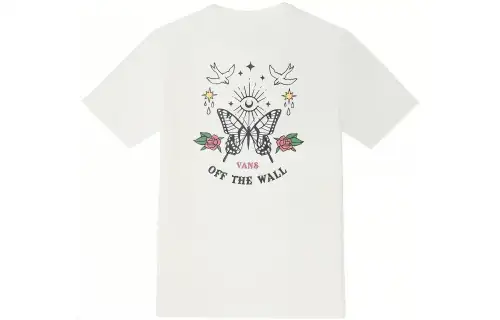 Vans Natural Fly Regular T Shirt Women's White