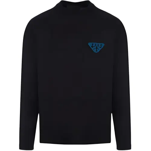 PRADA Sweatshirts Men's Black Crew Neck Moderate Regular