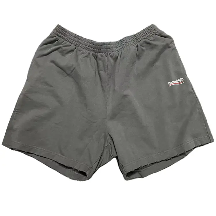 Balenciaga Casual Shorts Unisex Regular Fit Gray
