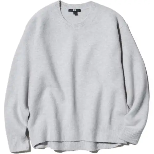 UNIQLO Sweater Women's Light Gray