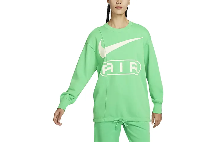 Nike Drop Shoulder Sleeve T Shirt Women's Spring Green