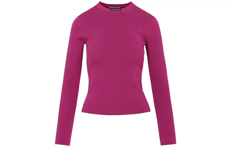 Balenciaga SS22 Sweater Women's Pink Purple