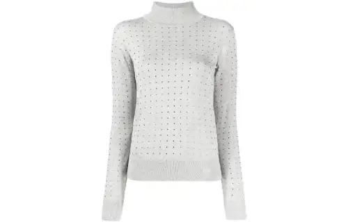 【Previous SeasonFinal Sale】rhinestone open-back jumper