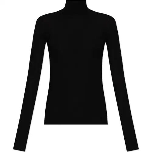 Bottega Veneta Ribbed High Neck Sweater