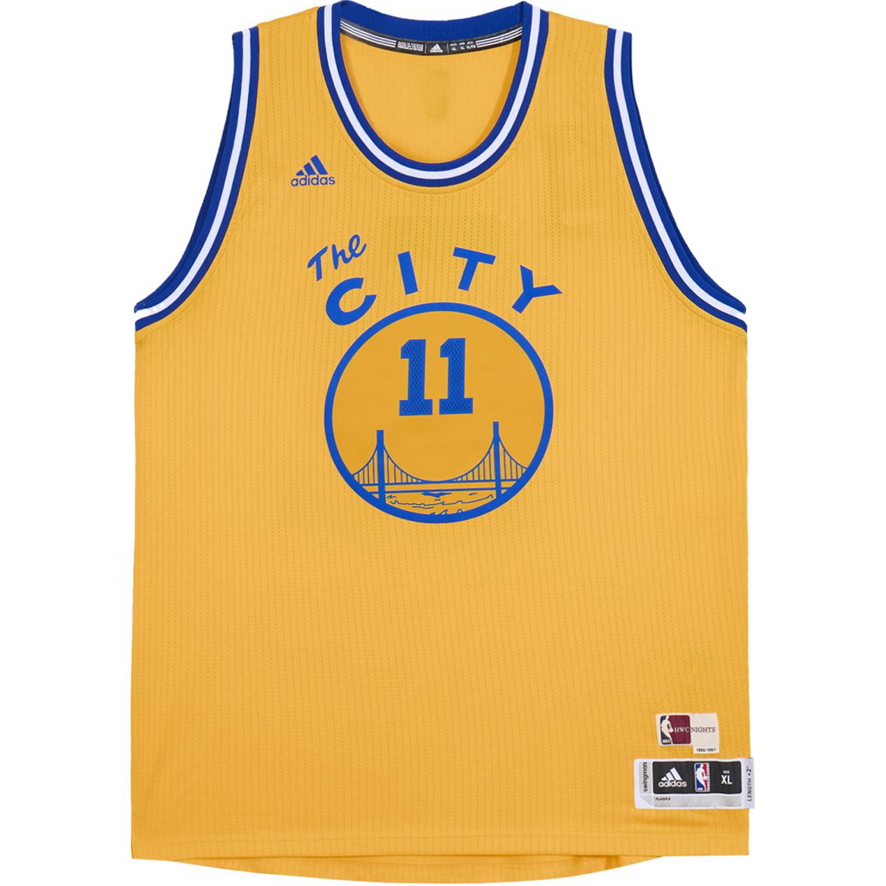 Adidas Basketball Jersey Unisex Yellow Blue