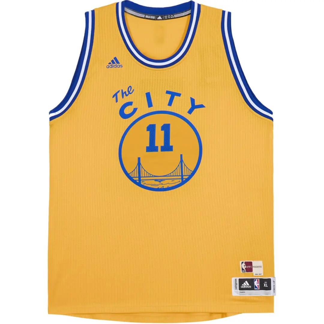 Adidas Basketball Jersey Unisex Yellow Blue