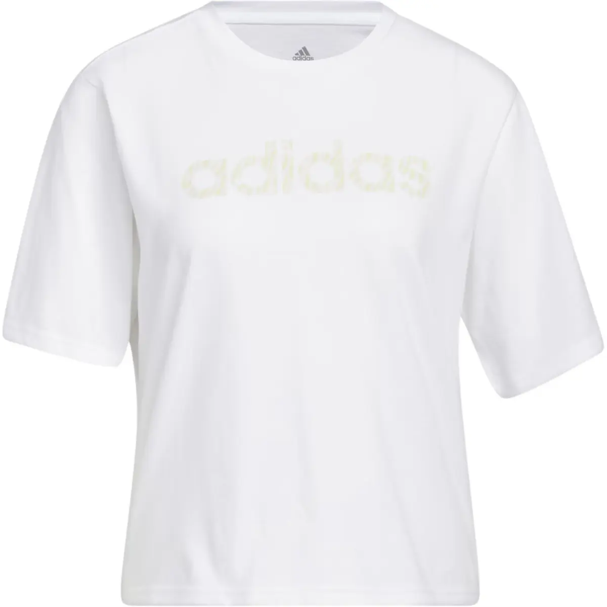 adidas Water Tiger Graphic Crop Tee White