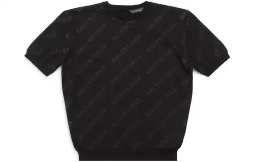 Balenciaga Sweaters Women's Black Crew Neck Moderate Other