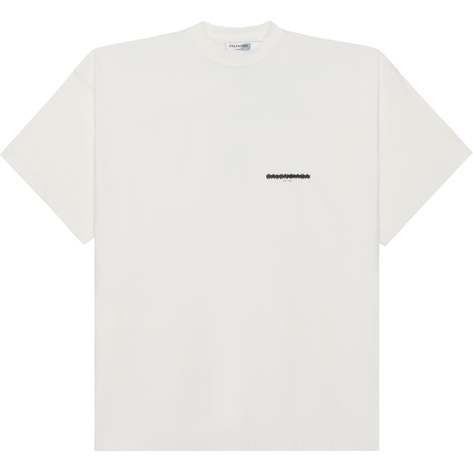 Женская футболка Balenciaga (белая)
