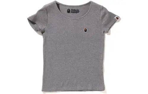 A BATHING APE Bape T Shirts Women's Crew Neck Moderate Straight Fit