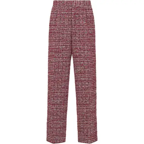 DIOR FW24 Casual Pants Men's Burgundy