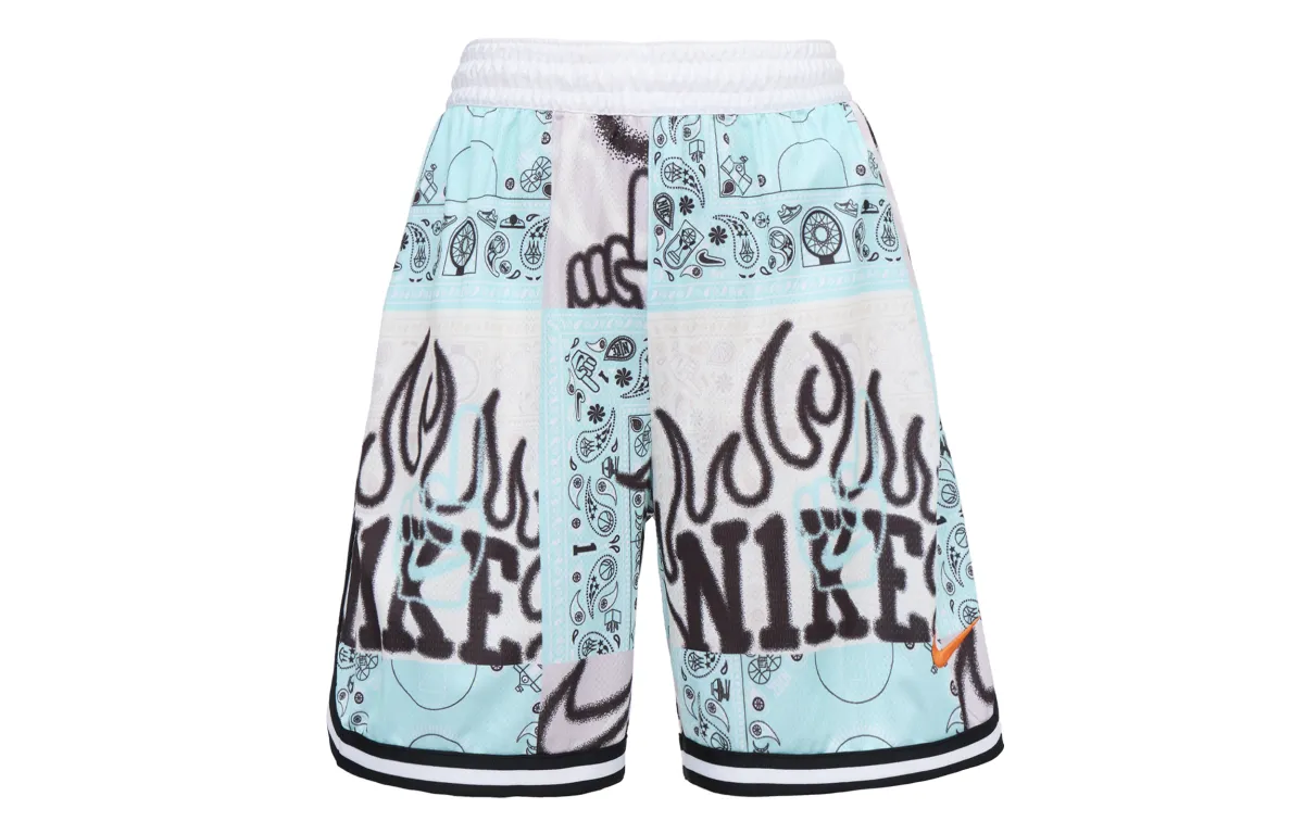 Nike SS23 Chinese High School Basketball League SS24 DNA 'CHBL' Basketball Shorts Men's Pink Blue
