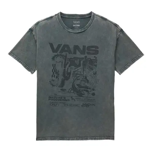 Vans Drop Shoulder Sleeve T Shirt Women's Gray